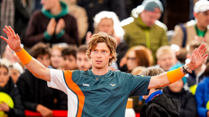 Рублев вышел во второй круг турнира ATP 500 в Галле