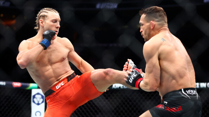 Пимблетт отправил в нокаут Чендлера в соглавном бою турнира UFC 314