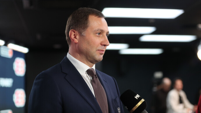 «Полуфиналы и финал Кубка Гагарина‑2026 пройдут в мае. Нет информации, будет ли сборная России играть на Олимпиаде и чемпионате мира» — Морозов