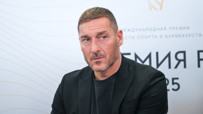 В Италии раскритиковали Тотти из‑за поездки в Москву