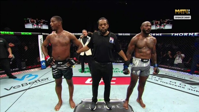 Раунтри победил Хилла в главном поединке турнира UFC Fight Night в Баку