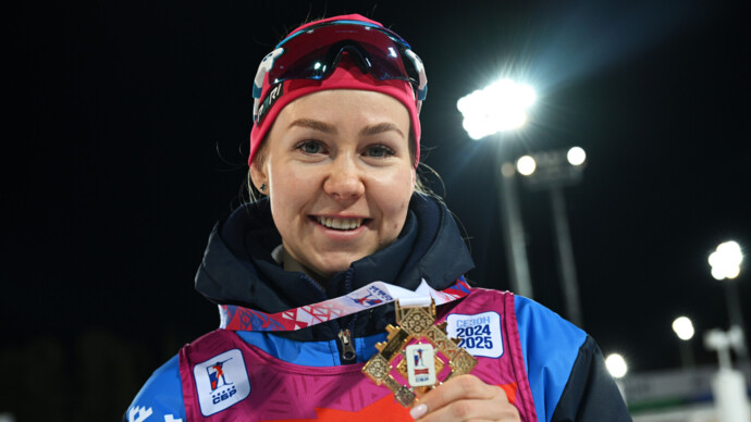 Суперсенсация на чемпионате России! Биатлонистка впервые завоевала золотую медаль